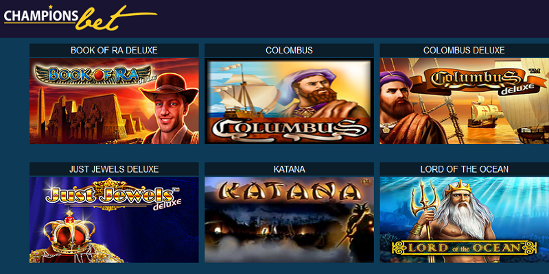 19 τοπ επιλογές στο Championsbet casino