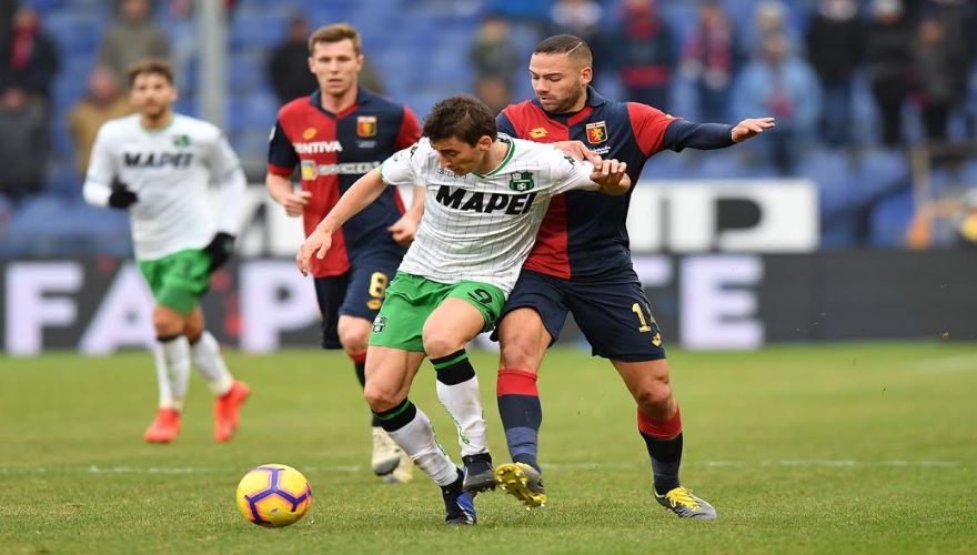 Σασσουόλο - Τζένοα Προγνωστικά: Αμφίρροπο ματς με κάρτες στο 1.70