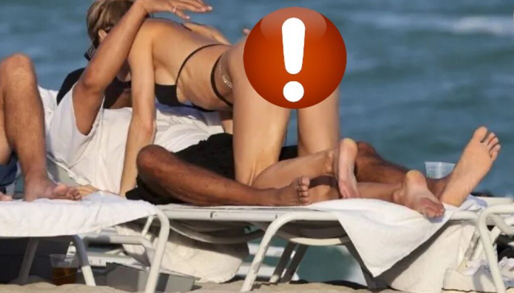 Ξεσάλωσε στην παραλία ξανθιά ηθοποιός (ΦΩΤΟ)