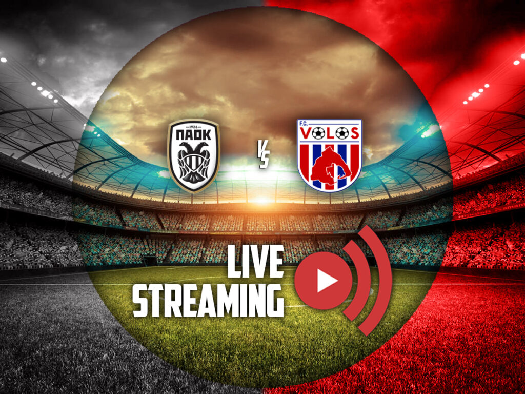 παοκ βολος live streaming καναλι (26/10)