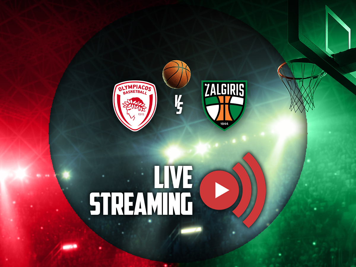 Ολυμπιακός - Ζαλγκίρις Live Streaming σήμερα (12/11, 21:15) ▶️ Κανάλι image