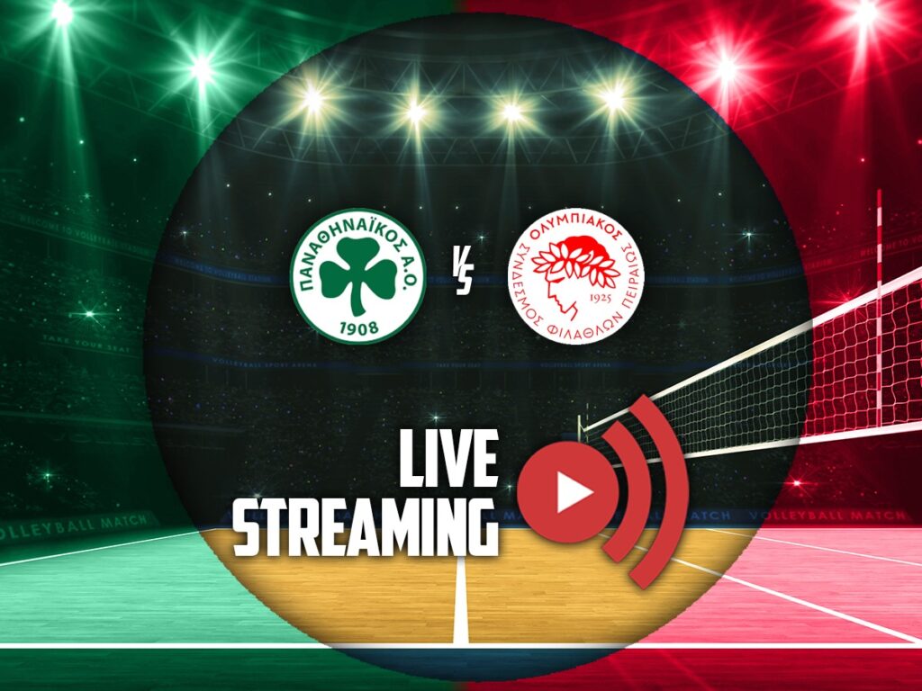 παναθηναικος ολυμπιακος βολει live streaming καναλι (01/04)